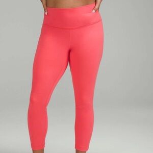 Lululemon Align High Rise Pant 25" Pale Raspberry size 14 new